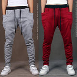 MENS CASUAL JOGGER DANCE SPORTWEAR HAREM PANTS SLACKS TROUSERS SWEATPANTS  - T