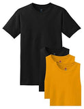 Hanes Men's ComfortSoft T-Shirt (Pack of 4)  - Ninja