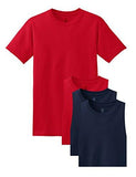 Hanes Men's ComfortSoft T-Shirt (Pack of 4)  - Ninja