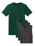 Hanes Men's ComfortSoft T-Shirt (Pack of 4)  - Ninja