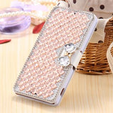 For Sony Z3 Diamond Wallet Case Fashion Women Bling Glitter Rhinestone Cover For Sony Xperia Z3 D6603 D6643 D6653 D6616 D6633  - T