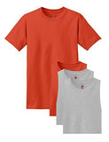 Hanes Men's ComfortSoft T-Shirt (Pack of 4)  - Ninja