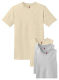 Hanes Men's ComfortSoft T-Shirt (Pack of 4)  - Ninja