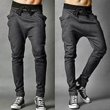 MENS CASUAL JOGGER DANCE SPORTWEAR HAREM PANTS SLACKS TROUSERS SWEATPANTS  - T