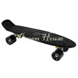 New Retro Classic Cruiser Style Skateboard Complete Deck Plastic Skate Board 12  - T