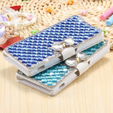 For Sony Z3 Diamond Wallet Case Fashion Women Bling Glitter Rhinestone Cover For Sony Xperia Z3 D6603 D6643 D6653 D6616 D6633  - T