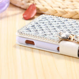 For Sony Z3 Diamond Wallet Case Fashion Women Bling Glitter Rhinestone Cover For Sony Xperia Z3 D6603 D6643 D6653 D6616 D6633  - T