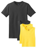 Hanes Men's ComfortSoft T-Shirt (Pack of 4)  - Ninja