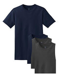 Hanes Men's ComfortSoft T-Shirt (Pack of 4)  - Ninja