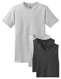 Hanes Men's ComfortSoft T-Shirt (Pack of 4)  - Ninja