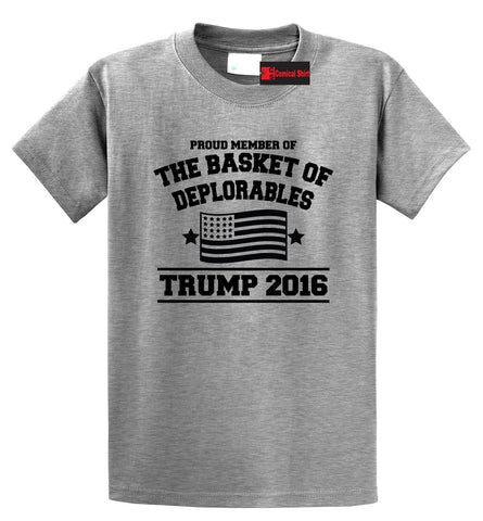 Basket Of Deplorables T Shirt Political Trump Anti Hillary Tee Shirt  - T