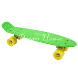 New Retro Classic Cruiser Style Skateboard Complete Deck Plastic Skate Board 12  - T