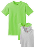 Hanes Men's ComfortSoft T-Shirt (Pack of 4)  - Ninja