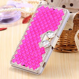 For Sony Z3 Diamond Wallet Case Fashion Women Bling Glitter Rhinestone Cover For Sony Xperia Z3 D6603 D6643 D6653 D6616 D6633  - T