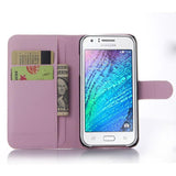 For Samsung galaxy J1 J2 J3 J5 J7 J120 (J1 2016) J105 (J1 mini) J1 ACE J2 PRO J3 pro J510 J710 leather wallet stand phone case  - T