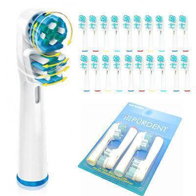 20 PCS Electric Tooth brush Heads Replacement Braun Oral B Vitality Dual Clean  - T