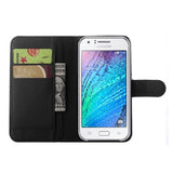 For Samsung galaxy J1 J2 J3 J5 J7 J120 (J1 2016) J105 (J1 mini) J1 ACE J2 PRO J3 pro J510 J710 leather wallet stand phone case  - T