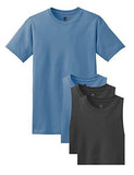 Hanes Men's ComfortSoft T-Shirt (Pack of 4)  - Ninja