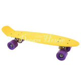 New Retro Classic Cruiser Style Skateboard Complete Deck Plastic Skate Board 12  - T