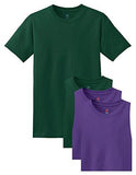 Hanes Men's ComfortSoft T-Shirt (Pack of 4)  - Ninja