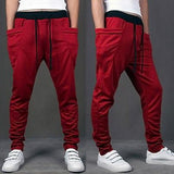 MENS CASUAL JOGGER DANCE SPORTWEAR HAREM PANTS SLACKS TROUSERS SWEATPANTS  - T