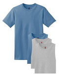 Hanes Men's ComfortSoft T-Shirt (Pack of 4)  - Ninja