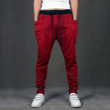 MENS CASUAL JOGGER DANCE SPORTWEAR HAREM PANTS SLACKS TROUSERS SWEATPANTS  - T