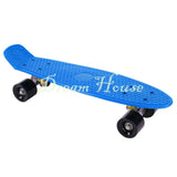 New Retro Classic Cruiser Style Skateboard Complete Deck Plastic Skate Board 12  - T