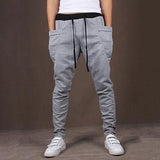 MENS CASUAL JOGGER DANCE SPORTWEAR HAREM PANTS SLACKS TROUSERS SWEATPANTS  - T