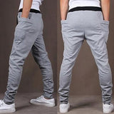 MENS CASUAL JOGGER DANCE SPORTWEAR HAREM PANTS SLACKS TROUSERS SWEATPANTS  - T