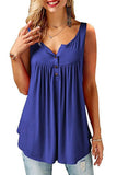 Sexy Womens Summer Sleeveless Vest T Shirt Blouse Ladies Tops Plus Size  - T